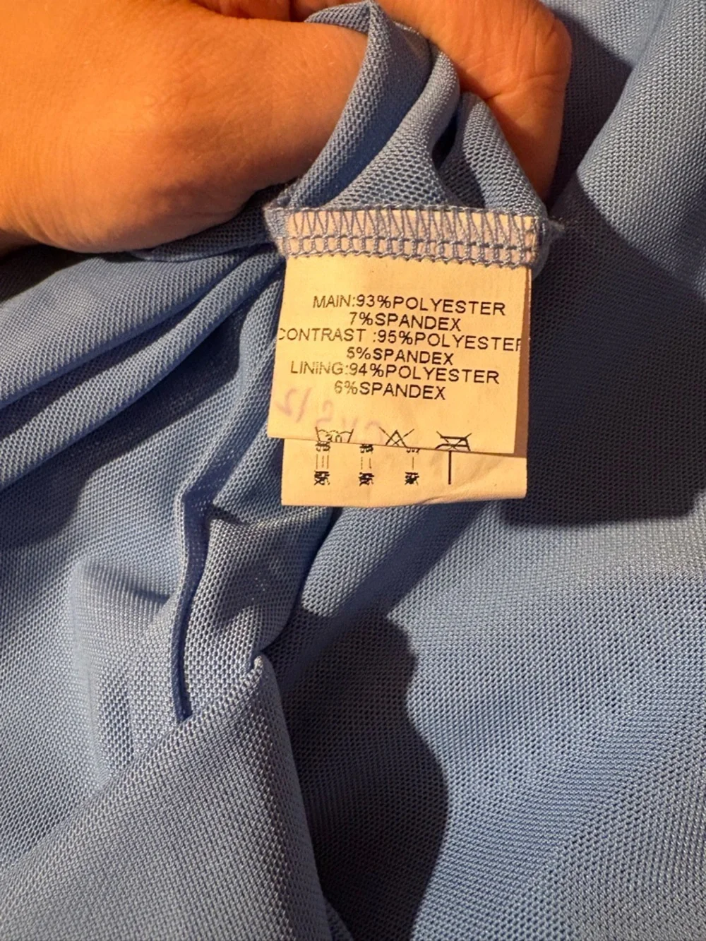 Sovere Blue Sleeveless Draped Midi Dress - Picture 12 of 12